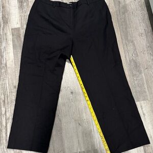 Pendleton Women’s Black Wool  Pants Plus Size 18 petite